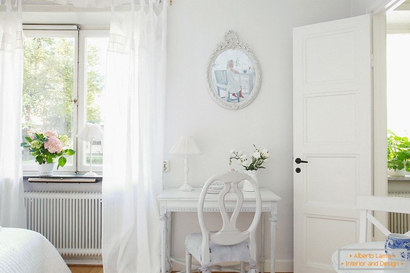 Wohndesign in der skandinavischen schicken Art in Schweden