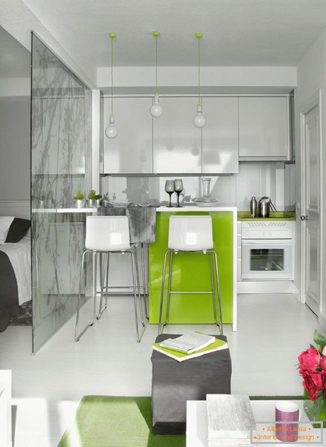 Küche Studio-Apartment in Spanien