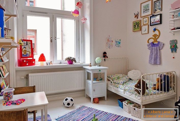 Skandinavischer Stil des Kinderzimmers