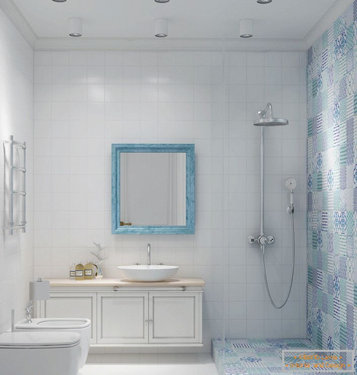 Design-Projekt eines Badezimmers
