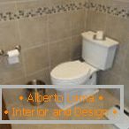 Mosaikverzierung im Design der Toilette