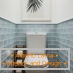 Fliese für Ziegelstein im Design der Toilette