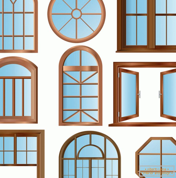 Windows von unterschiedlichem Design