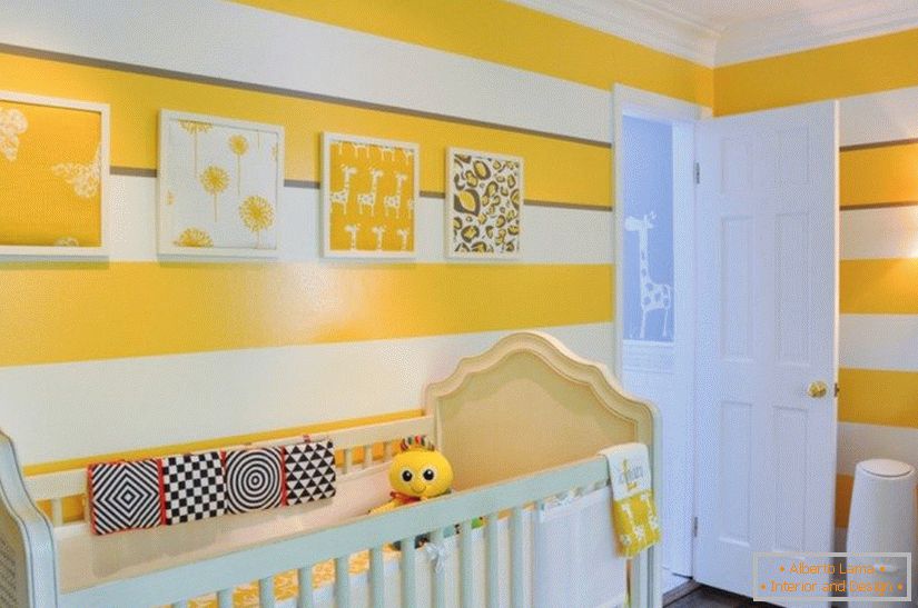 Gelbes Kinderzimmer