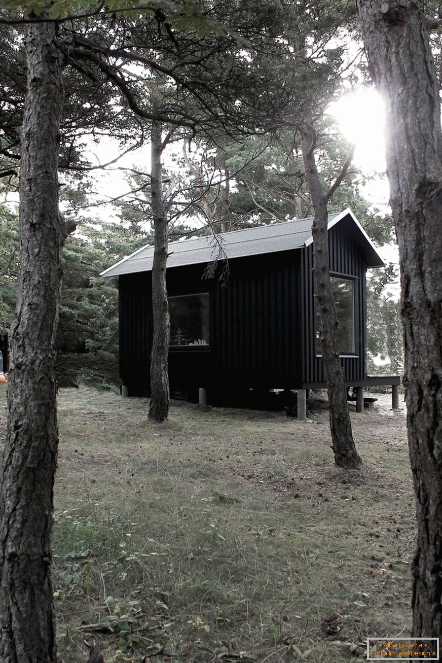 Мини-дом Ermitage Hütte в Швеции
