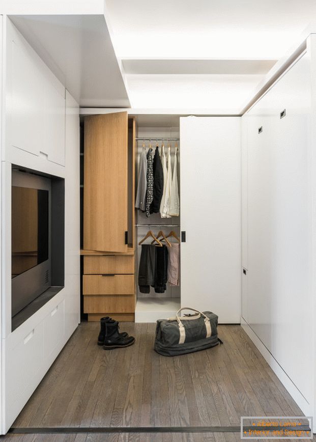 Garderobe in einer kleinen Wohnung