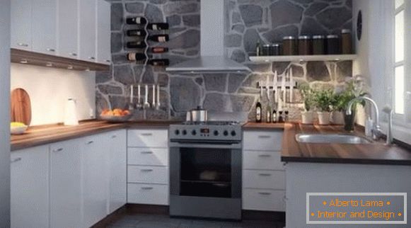 Reparatur von Küchenwänden mit eigenen Händen Foto 4