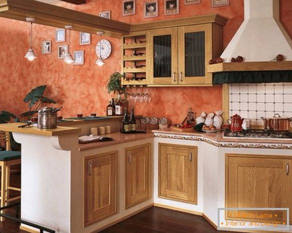 Reparieren Sie die Wände der Küche mit eigenen Händen Foto 7