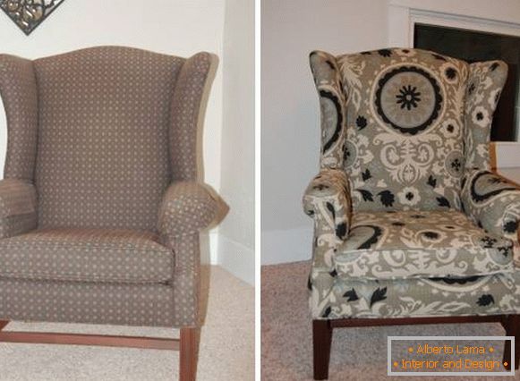 Restaurierung von Polstermöbeln - eine Einschnürung eines alten Stuhls