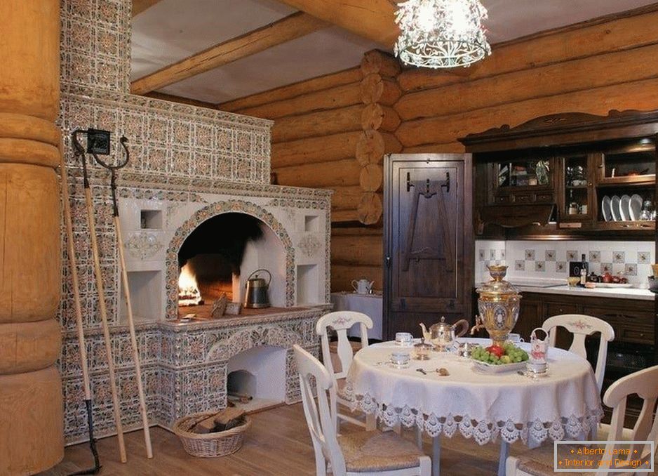 Der Ofen im russischen Haus