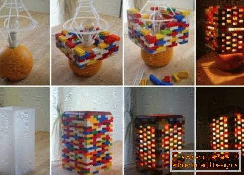 Tischlampe von Lego