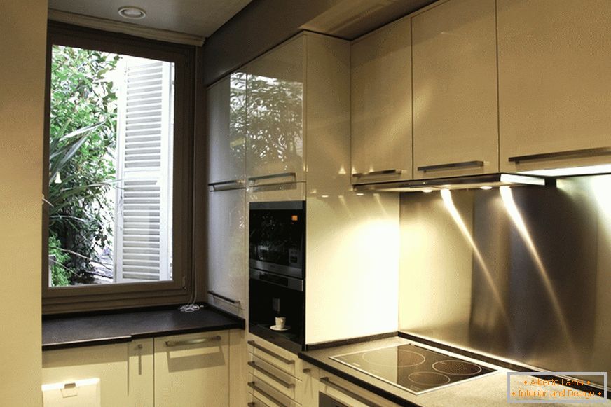 Modernes Küchenset с подсветкой