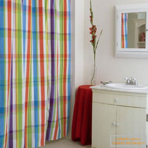 Vorhang für Badezimmerstoff, Foto 1