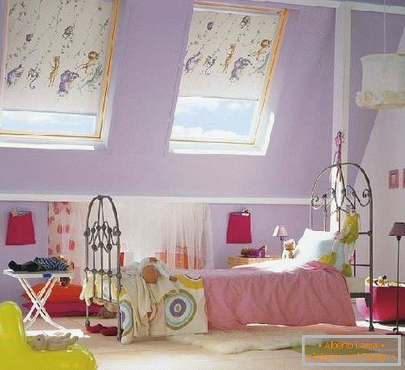 Ideen Vorhänge für ein Kinderzimmer Mädchen, Foto 9