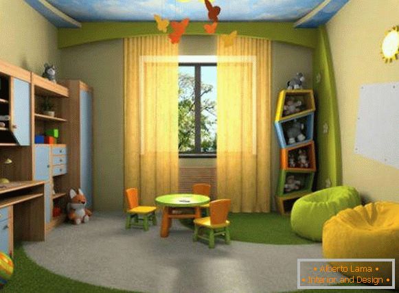 Entwurf von Vorhängen für ein Kinderzimmer für einen Jungen, Foto 3
