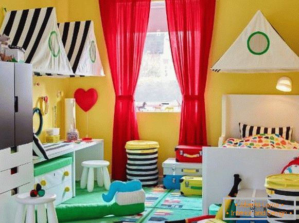 Ideen Vorhänge für ein Kinderzimmer Junge, Foto 4