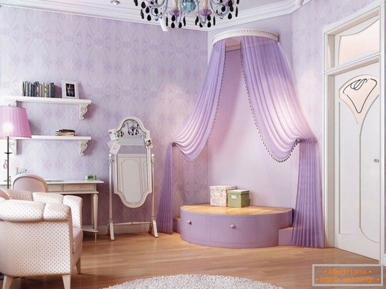 Luxus-Kristall-Kronleuchter-gemischt-mit-weißen-Couch-nahe-Runde-Kinder-Zimmer-Teppiche-plus-lila-zu-halten-Ihre-kleine-Mädchen-glücklich