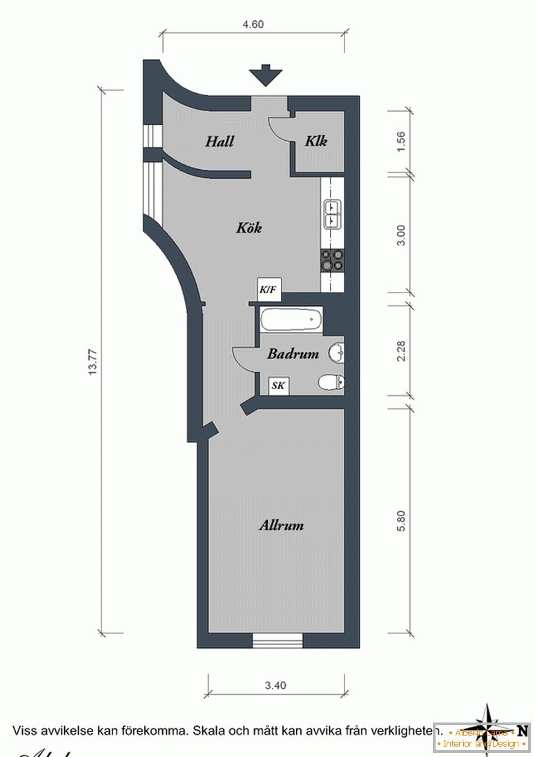 Apartment-Projektplan