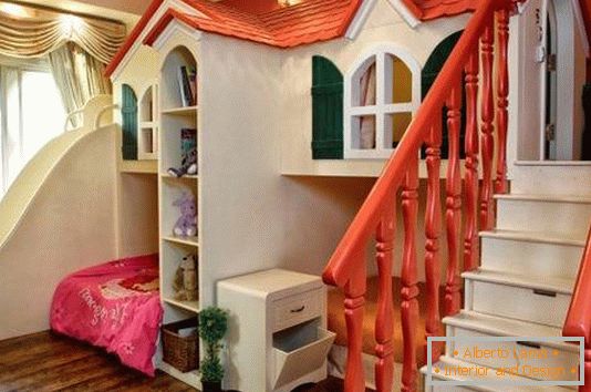 Schönes Schloss für Kinderzimmermädchen