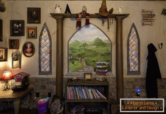 Design eines Kinderzimmers im Geiste von Hogwarts