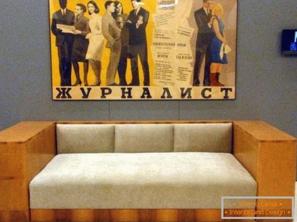 Stilvolles und bequemes sowjetisches Sofa