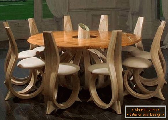 moderne Designmöbel aus Holz, Foto 10