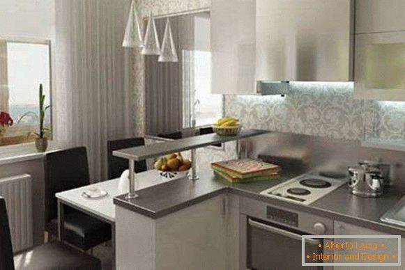 moderne Küchen mit Bartheke, Foto 11
