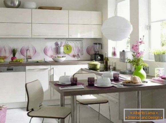 modernes Design einer kleinen Küche Foto, Foto 15
