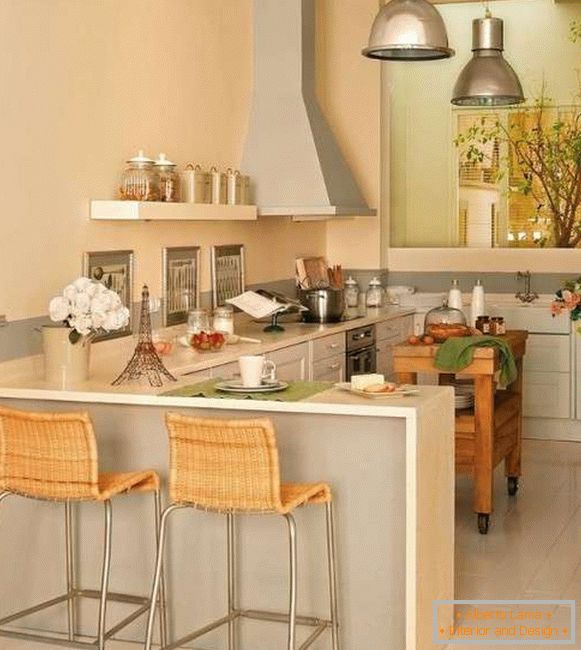 moderne kleine Küche, Foto 52
