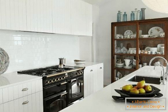 Küchendesign mit einem klassischen Buffet - Fotos in einem modernen Stil