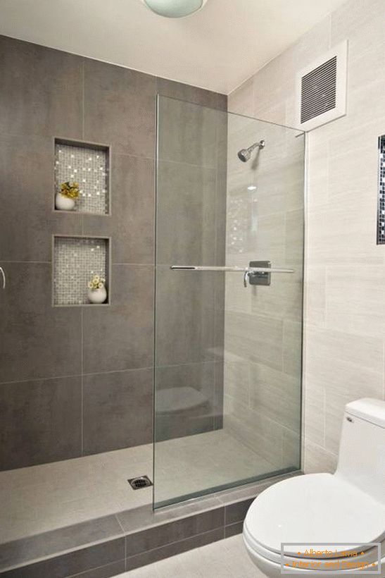 Glastüren für Duschraum - Foto im Badezimmerinnenraum