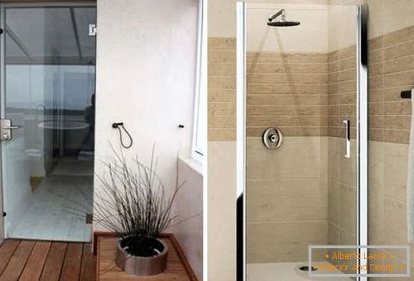 Türen für Dusche, Glas, aufklappbar - Fotokabinen