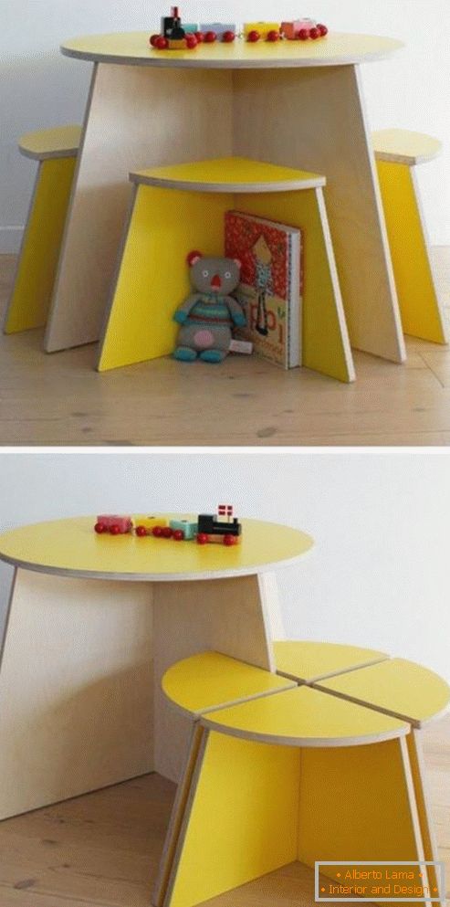Kindertisch aus Sperrholz eigenen Händen, фото 16