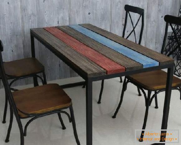 Tische im Loft-Stil Foto, Foto 11