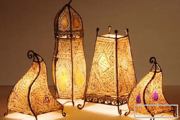 Lampen im orientalischen Stil Foto, Foto 12