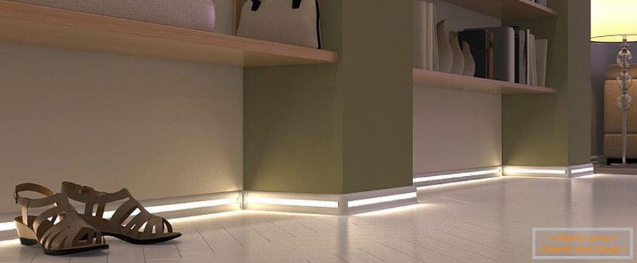 LED-Beleuchtung Sockelleisten