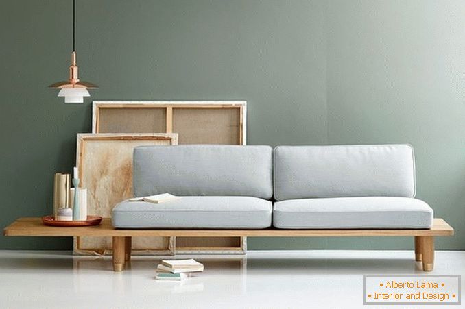 Wie man ein Sofa mit eigenen Händen einfach und stilvoll macht