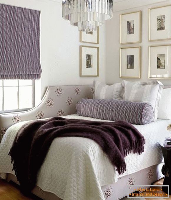 Schöne Eckmöbel - Foto eines eckigen Betts