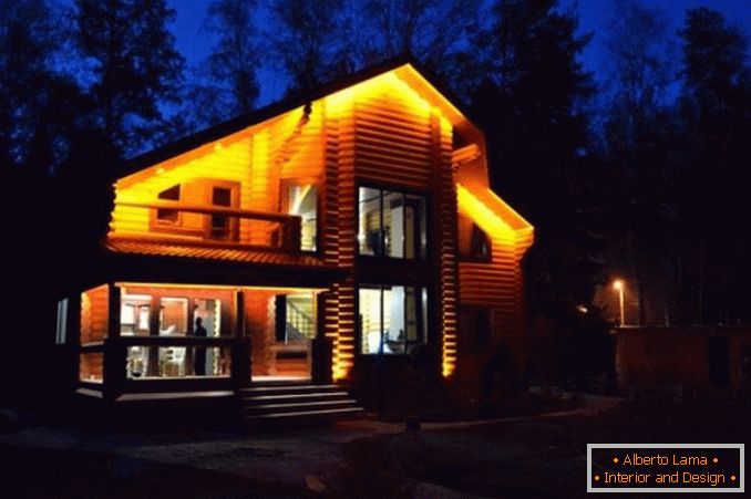 Schienenbeleuchtung in einem Landhaus, Foto 24