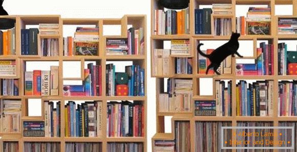 Bücherregal, das Ihre Katze lieben wird