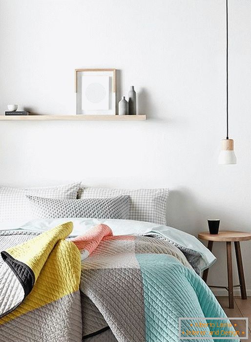 Schlafzimmer im minimalistischen Stil