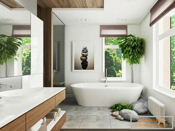 Badezimmer in einem privaten Haus Design Foto, Foto 3