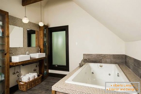 Badezimmer Renovierung im Loft-Stil - wählen Sie eine Fliese