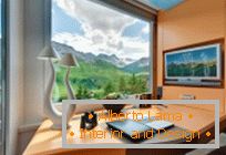 Prächtiges Tschuggen Grand Hotel in den Schweizer Alpen