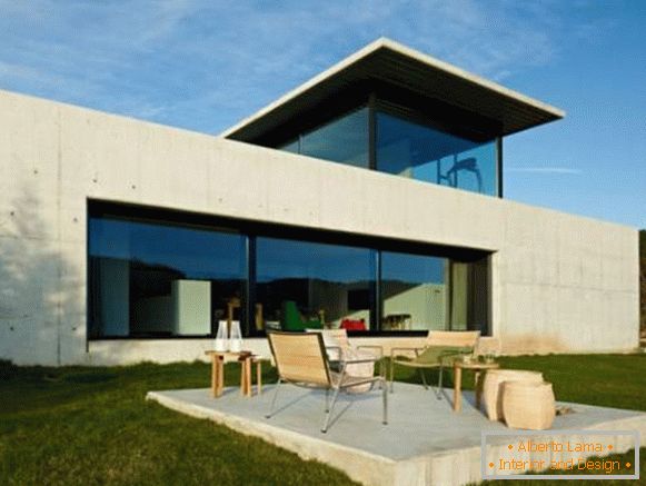 Design eines schönen Hauses in Spanien