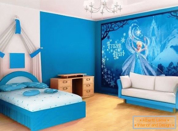Beliebte Mädchen Schlafzimmer Tapeten - Frozen