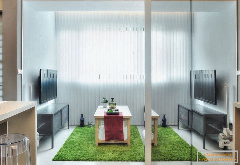 Studio-Apartment-Interieur von Cloud Pen