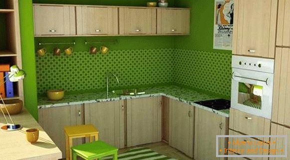 Green-Wall-in-Design-Küche