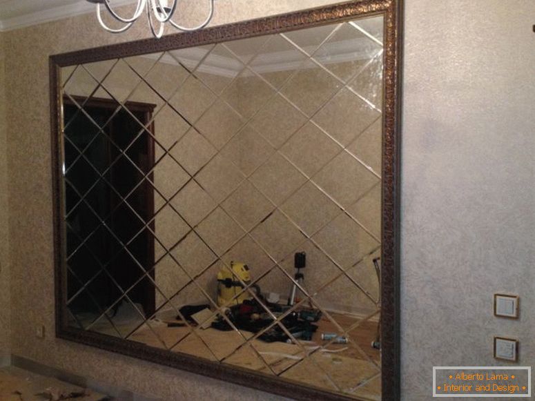 Spiegelplatte an der wand - 55 ideenfotos im innenraum