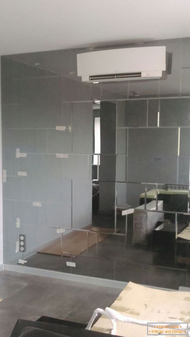 Spiegelplatte an der wand - 55 ideenfotos im innenraum